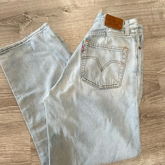 Levi's 501 Ribcage High-Rise straight ankle 26 27 altered darts Women's Jeans - Picture 7 of 12